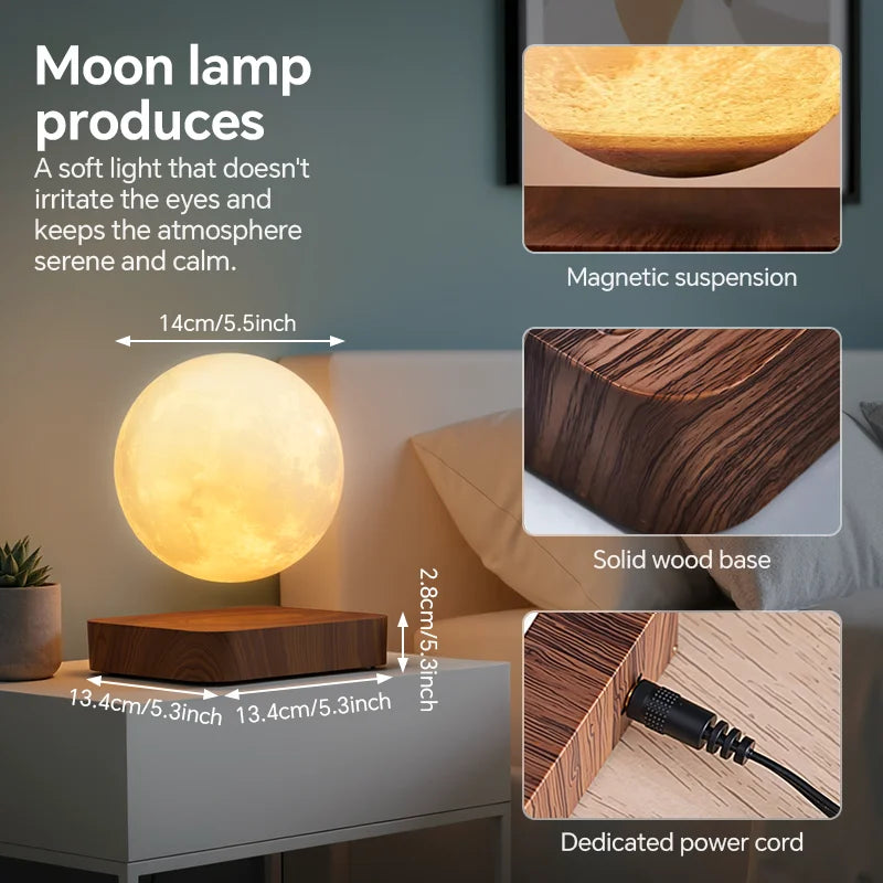 TeooLight™ - Magnetic Floating 3D Moon Lamp