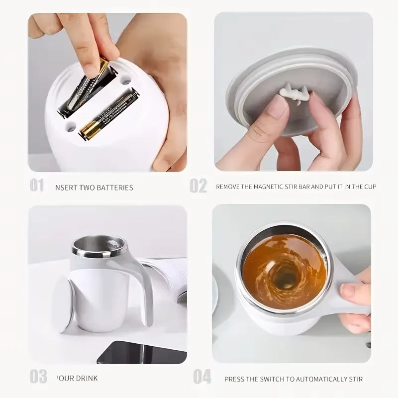 TeooMug™ - Automatic Self-Stirring Magnetic Mug